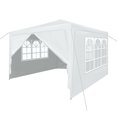 thumbnail image 2 of LANGRIA 10'x10' Canopy Wedding Party Tent Outdoor Gazebo Pavilion Cater Event 4 Removable Walls, 2 of 11