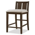 thumbnail image 6 of Furniture of America Tate 3-Piece Solid Wood Counter Height Dining Table Set, Dark Cherry, 6 of 22