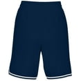 thumbnail image 7 of Holloway Sportswear XL Womens RETRO BASKETBALL SHORTS Navy/White 224377, 7 of 7