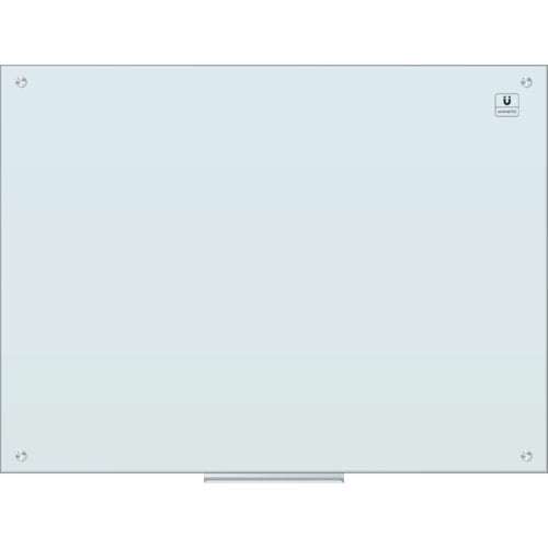 U Brands Glass Dry Erase Board, 48 x 36 Inches, White Frosted