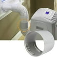 thumbnail image 1 of de de aire acondicionado Acoplador de de aire acondicionado / Acoplamiento / Conector y conveniente de instalar y usar 150 mm Macarena Acoplador de manguera de escape de CA, 1 of 8