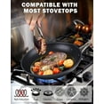 thumbnail image 2 of Frying Omelet Pan, Classic Hard Anodized Nonstick 8-Inch/20cm Saute Skillet  Pan, Black, 2 of 5