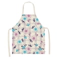 thumbnail image 1 of Delantal floral Chic Delantal de cocina Flores Delantal de cocina para mujer Impermeable Blanco Verde Delantal de barbacoa 47 * 38 cm (WQ0166-9) BANYUO Electrónica, 1 of 6