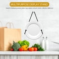 thumbnail image 4 of MERRYHAPY Soporte Decorativo Para Platos Y Bandejas En Pared Color Negro Con, 4 of 8