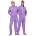 thumbnail image 3 of Footed Pajamas - Family Matching Purple Dream Hoodie One Pieces for Boys, Girls, Men, Women and Pets - Adult - Small2X/Dbl Wide (Fits 5'3 - 5'6"), 3 of 7