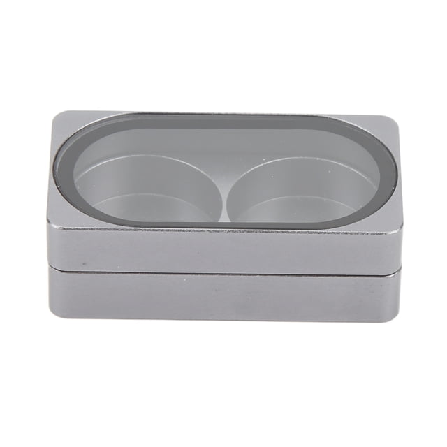 Cue Tip Container, Moderate Size Cue Tip Storage Box Lightweight For Billiard Players 2 Holes,3 Holes,5 Holes