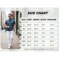thumbnail image 5 of GIRUNS Mens Henley Shirts Short Sleeve Casual Classic Cotton T-Shirts Pocket Button Tees Blue M, 5 of 6