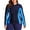 Navy, variant on Charmo Womens Plus Size Long Sleeve Rash Guard Top Zipper Sufing Swim Shirt