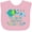 AD-Pink, variant on Inktastic My Great Grandma Loves Me Cute Elephants Boys or Girls Baby Bib