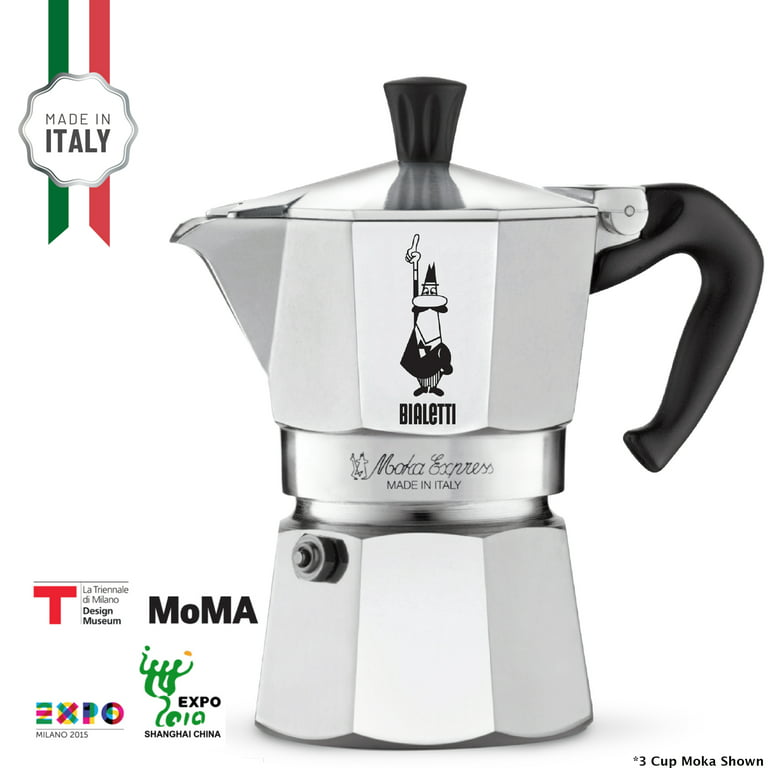 Bialetti Moka Pot - 3 o 6 Tazas - Coffee Machines and Beans - Roasters