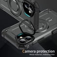 thumbnail image 5 of ELEHOLD for iPhone 16 Plus Case, Compatible with Mag safe Accessories, Strong Magnetic Military-Grade Drop Protection Invisible Kickstand Shockproof Protective Phone Case,Gray, 5 of 7