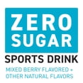 thumbnail image 2 of POWERADE Zero Sugar Mixed Berry Electrolyte Sports Drink, 12 fl oz, 12 Pack Bottles, 2 of 9