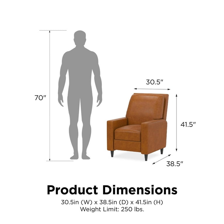 Ludovico manual pushback recliner new arrivals