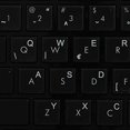 thumbnail image 2 of Croatian/Slovenian Keyboard Labels Layout ON Transparent Background with Blue, Orange, RED, White OR Yellow Lettering (14X14) (White), 2 of 4