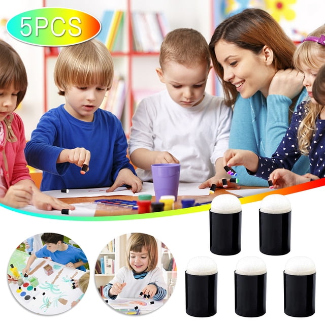 Finger Painting Sponge Finger Sponge Painting Tool Foaming Tool 5PCS