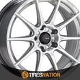 thumbnail image 4 of 17x9 Advanti Racing 79S Storm S1 Hyper Silver Wheel 5x100 (45mm), 4 of 5
