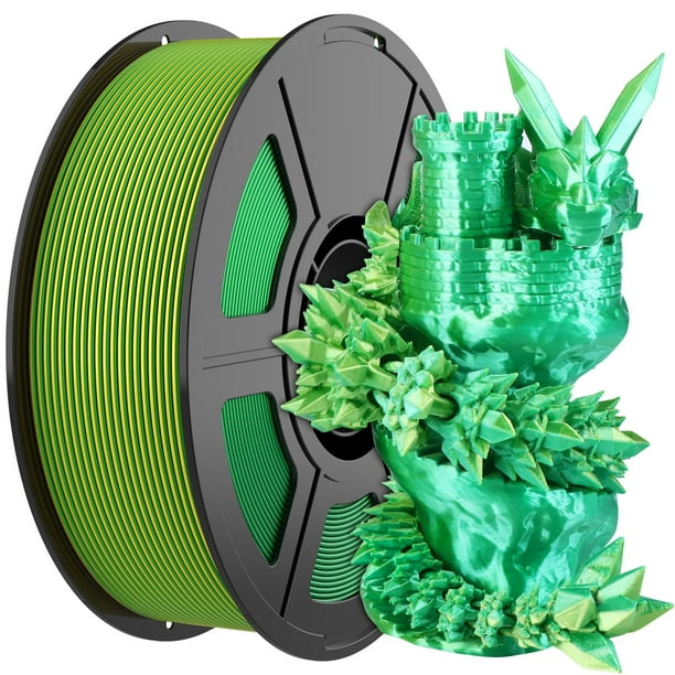 Filamento para impresora 3D Amoybaby Silk PLA, doble color, 1,75 mm, 1 kg