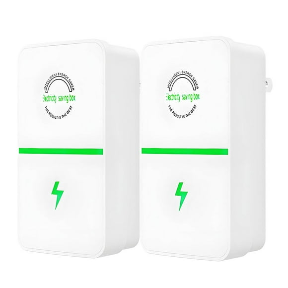 EIMELI 2Pcs Power Saver Pro X By Elon Musk Energy Saver Surge Protector Power Strip Cost Reduction Smart Plug
