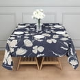 thumbnail image 3 of Pioneer Flower Floral Print Pattern Square Tablecloth,Waterproof Square Table Cover,Wipeable Spillproof Washable Table Cover for Home Kitchen Party Decor 42"X42"(107x107cm), 3 of 6
