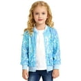 thumbnail image 2 of Girls Shine Baseball Jacket Loose Fit Outerwear Fall Casual Wear Clothes, 2 of 3