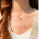 thumbnail image 2 of Collar ASCOMY Dainty Silver con circonitas cúbicas redondas para mujer, 2 of 7