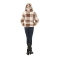 thumbnail image 2 of Shoreline's Box Plaid Shawl Collar Hoodie Jacket, 2 of 4