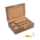 thumbnail image 1 of Joyero de madera, porta joyas con cerradura y llave, ganchos incorporados, madera maciza para Estilo C, 1 of 9
