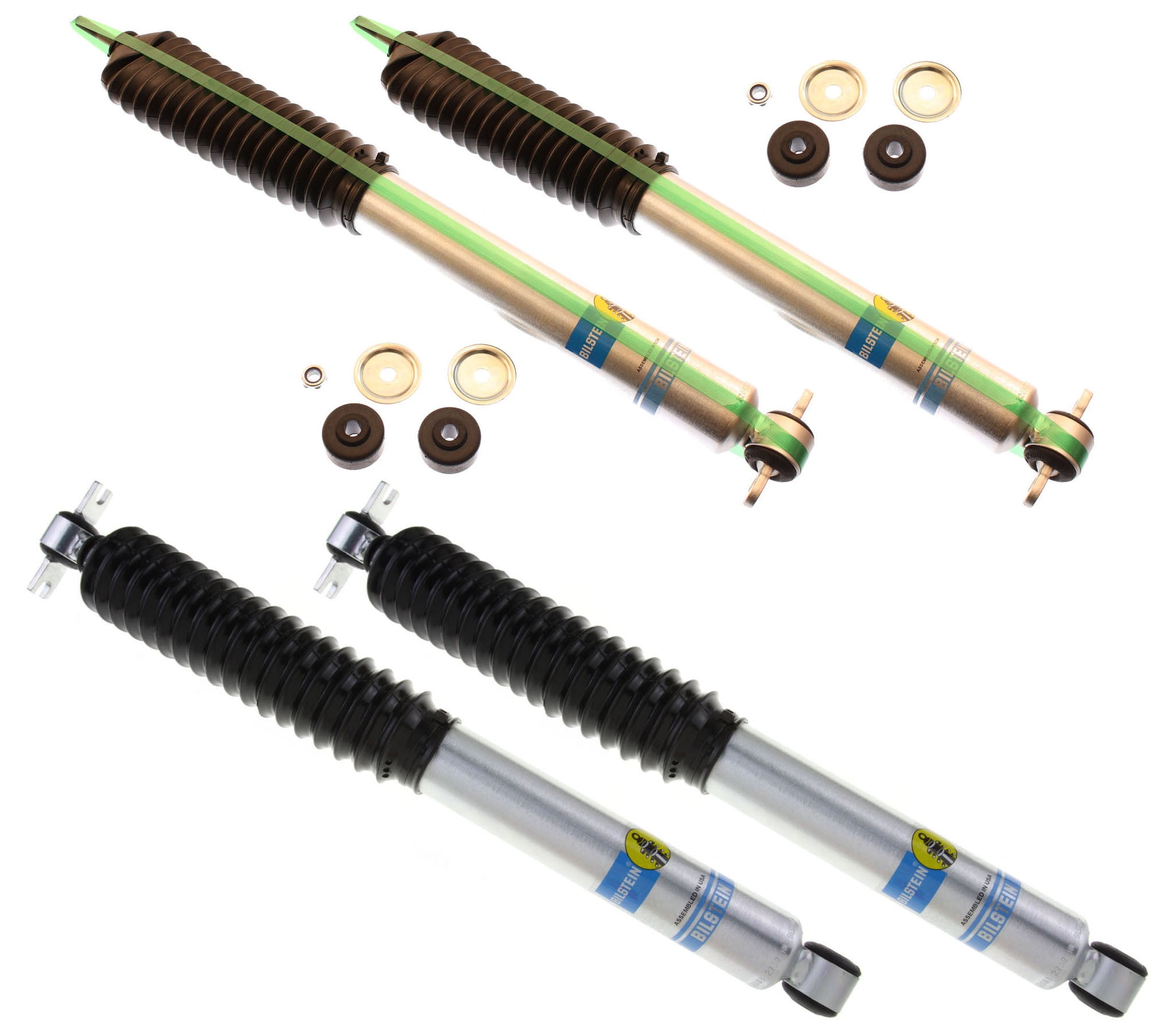 NEW BILSTEIN FRONT & REAR SHOCKS FOR 9706 JEEP WRANGLER TJ WITH 2.5