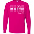 thumbnail image 3 of Inktastic He is Risen Mirror Words Long Sleeve T-Shirt, 3 of 5