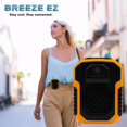 thumbnail image 6 of URBAN SOMBRERO Breeze EZ Portable Waist Clip Fan & Power Bank - Shock-Resistant Necklace Fan - 2-in-1 Power Bank & Portable Fan - Quick 4-Hour Charging 6000mAh - 23-Hour Working Time - 3 Speeds, 6 of 9
