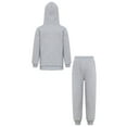 thumbnail image 2 of TiaoBug Kids Girls Hoodies Tracksuit Long Sleeve Sweatshirts with Jogger Sweatpants Set Grey-A 2-3, 2 of 7