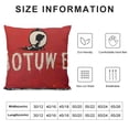 thumbnail image 5 of SHANXI Christmas Pillow Cover Small Decoration Holiday Farmhouse Pillow Case Decor for Home Sofa Couch 12x12in, 5 of 5