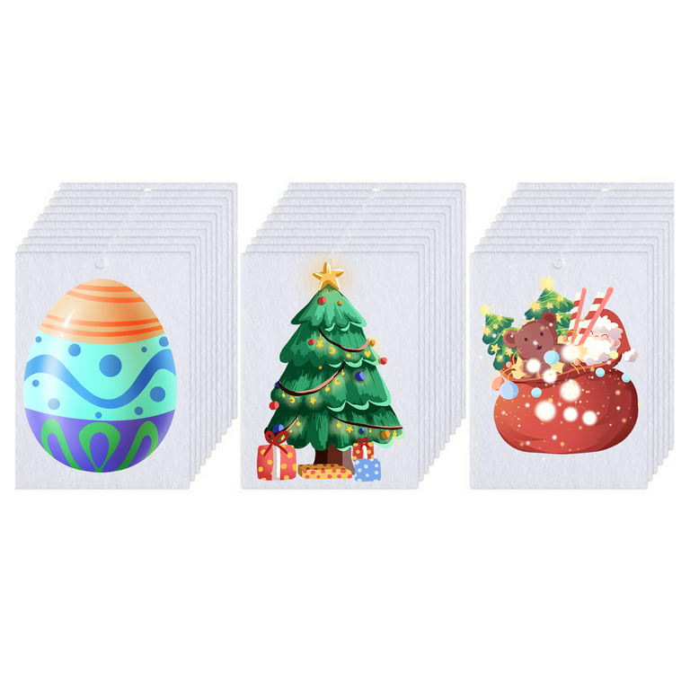 What is Air Freshener Paper Sheets Laser Cut Polyester Felt Sublimation Car  Air Freshener Blanks for DIY Heat Press Ornaments