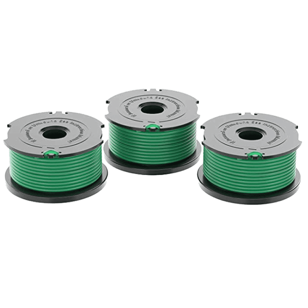 LisFaxbo 3Pcs SF080 String Trimmer Spool Line For Black And Decker