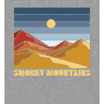 thumbnail image 2 of Adventure Society Smokey Mountains Heather Gray Adult Crew Neck Long Sleeve Tee-Medium, 2 of 3