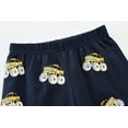 thumbnail image 3 of Little Hand Little Boys Garbage Truck Cotton Short Pajamas Summer Clothes Children Toddler Pjs 2 Piece Size 2T, 3 of 7