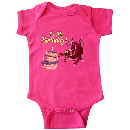 

Inktastic It s My Birthday Dragon Gift Baby Boy or Baby Girl Bodysuit