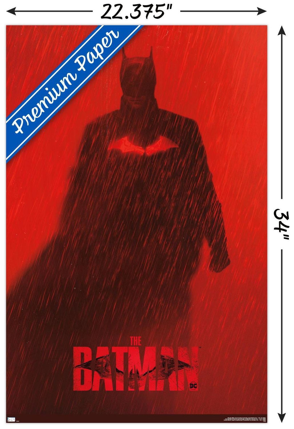 DC Comics Movie The Batman - Batman Teaser One Sheet Wall Poster