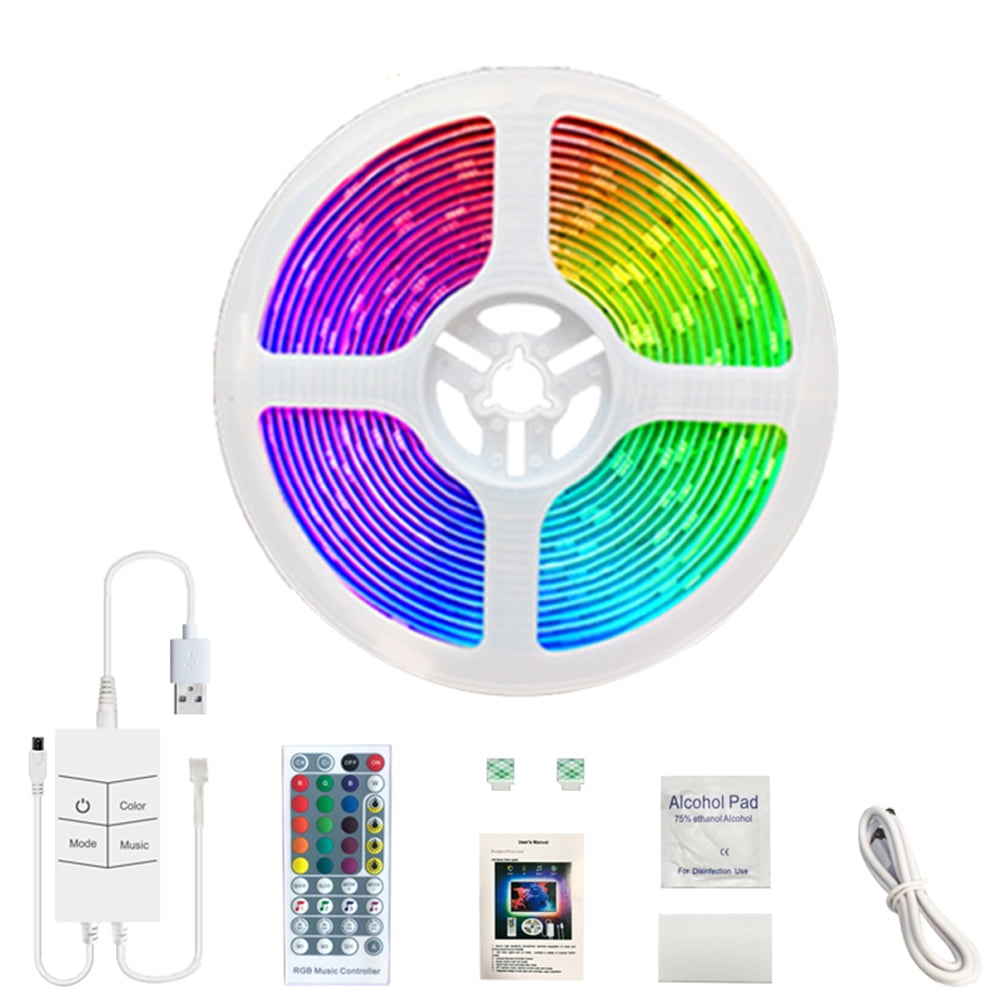 Details about   32.8ft LED Flexible Strip Light 5050SMD Smart WiFi RGB Fit for Alexa Google Home 
