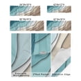 thumbnail image 2 of Window Valance for Kitchen,Abstract Modern Ocean Beach Wave Line Rod Pocket Curtain Valances Short Curtains Drapes Panel,Ombre Art Stripe Window Treatment Topper for Bedroom,60x18IN, 2 of 9