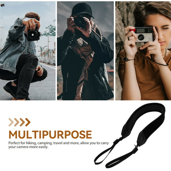 SOPOTUTU Camera Neck and Shoulder Strap Set for Secure and Comfortable Attachment, and Adjustable Design