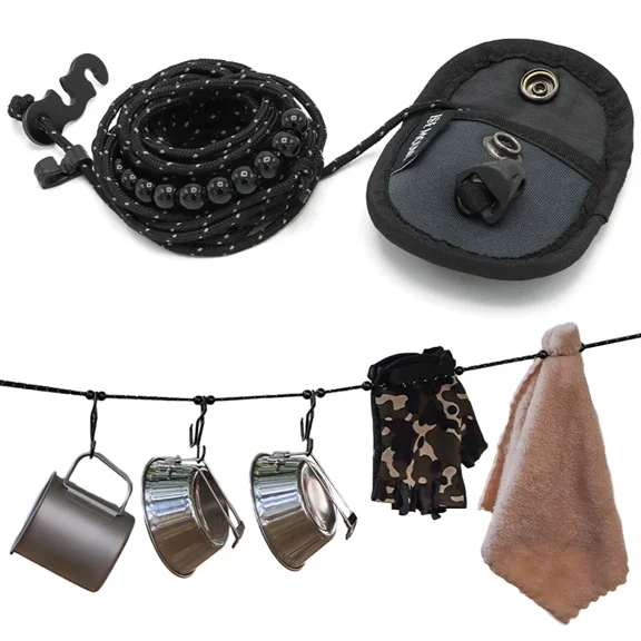 Retractable Clothesline – Outdoor Laundry Drying Rope For Clothes Drying