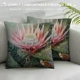 thumbnail image 3 of Creowell  The King Protea Throw Pillow Covers Sofa Pillowcase Car Square Throw Pillowcases Home Decoration, 3 of 5