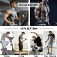 thumbnail image 6 of QRIC Men's Waist Trainer Sauna Workout Waist Trimmer Seamless Compression Waist Band for Weight Loss Sauna Slimming Waist Band Cincher for Running, Gym, Sports, Workout, 6 of 6