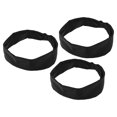 thumbnail image 1 of 3 uds diademas deportivas para hombres y mujeres, bandas antideslizantes para el cabello, bandas para la cabeza para correr sudor para deportes de fitness, negro, 1 of 7