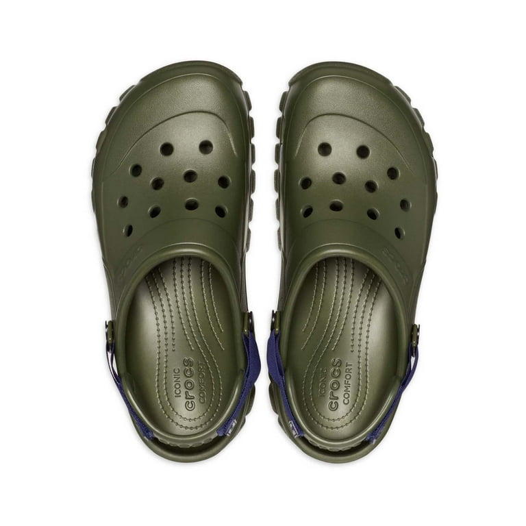 Army green crocs best sale