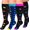 Multi-color1, variant on Plus Size Compression Socks for Women Men 20-30 mmHg 2xl 3xl 4xl , Wide Calf High Tights Long SocksStockings Best Support for Circulation, Running