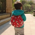 thumbnail image 3 of Mochila escolar infantil y juvenil, diseño adorable, para niños de 3 a 6 años. Mini mochila con diseño de dibujos animados. Rojo, 3 of 9