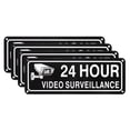 thumbnail image 1 of Uxcell 1-Pack Señal de Vigilancia por Video 24 Horas, 10" x 3.5" Señal de Advertencia Reflectante de Aluminio para Casa/Negocio, 1 of 1