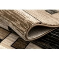 thumbnail image 3 of 4â€™ x 6â€™ Beige and Brown Geometric Area Rug, 3 of 5